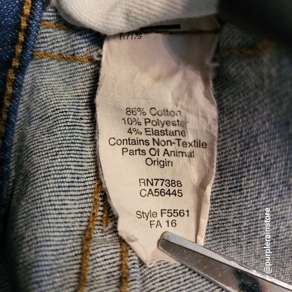 Madewell Jeans Size 28 Skinny 9" High Riser Polly Wash F5561 Stretch Denim - Picture 7 of 13